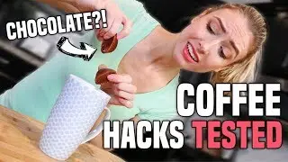 Pinterest LIFE HACKS TESTED: COFFEE Edition #2 || What Worked & What DIDN'T