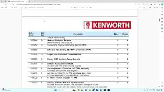 W900 Truck Specs