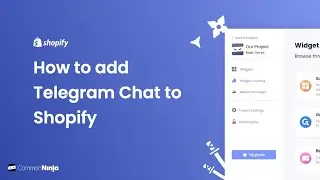 How to add a Telegram Chat to Shopify