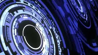 Futuristic Gear Motion HUD Interface || No-copyright || No logo