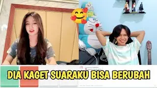 THIS GIRL WAS SHOCKED MY VOICE CAN CHANGE INTO A CARTOON'S | OME TV INDONESIA