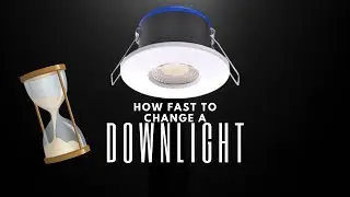 HOW To quickly install a DOWNLIGHT!!