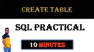 DATABASE SQL CREATE TABLE