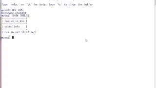 Drop Table in MYSQL
