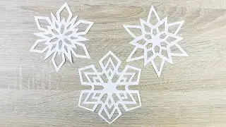 Vločky z papíru | Vánoce 2022 | Paper Snowflakes | Christmas 2022