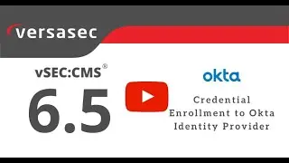 Credential Enrollment to Okta Identity Provider