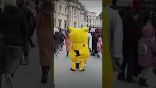 Super Nintendo World on a budget #shorts pikachu Trafalgar Square London isn't  Universal Hollywood!