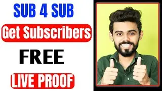 Sub for sub – get free subscribers on youtube — get 1000 subscribers