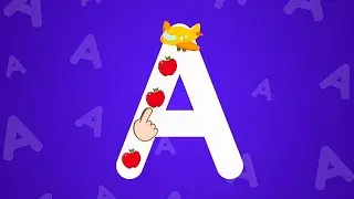 A to E learn cartoon abc