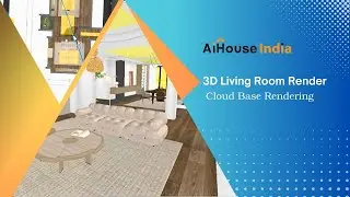 Online 3D Living Room Render | Cloud Base Rendering