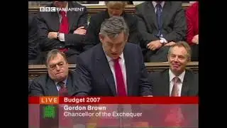 2007 Budget speech and replies