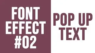 Sony Vegas - Font ▪ Pop Up #02