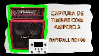 Captura Ampero 2 Stomp com Randall RD100 valvulado #randallamps #ampero #hotone #valvulado