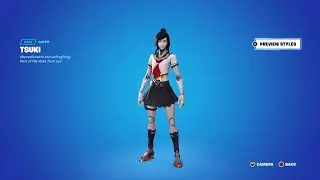 Fortnite Tsuki Skin Preview !!! 😱