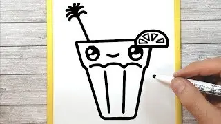 DRAWING A KAWAII DRINK EASILY
