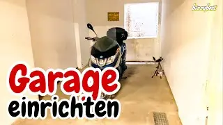 🔴Meine neue Garage einrichten! Mein Traum wird wahr - Motorradgarage🏍️ - Aber kein Strom!🔌