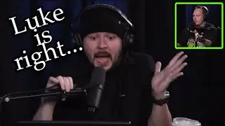 Tim Pool Has Psychotic Breakdown Live On Air Because Luke Asks For Trump Pharma Acknowledgement
