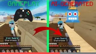 If Minecraft Gameplay Was Generated By Ai [Luma Dream Machine]