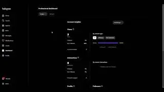 Instagram has added Professional Dashboard tab on web sidebar