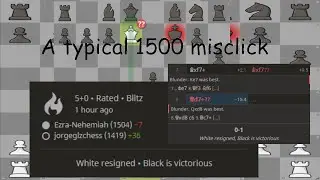 My Worst Chess Misclick Ever (Baka Mitai)