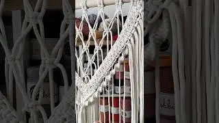 makramé boldogságkapu készülőben / macrame wedding backdrop #macrametutorial