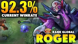 92.6% WINRATE !! ROGER BEST BUILD 2021 ~ ROGER TOP GLOBAL GAMEPLAY ~ ROGER MOBILE LEGENDS