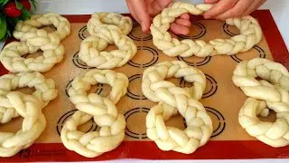 БУЛОЧКИ С КРЕМОМ / ВКУСНЕЙШИЕ БУЛОЧКИ С КРЕМОМ/ ПОНРАВИТСЯ ВСЕМ!!! КРЕМЛИ БУЛОЧКА ТАЙЕРЛАШ.