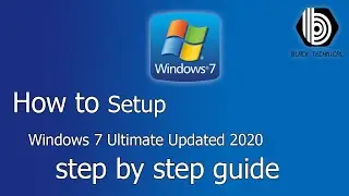 How to Setup Windows 7 Ultimate Updated 2020