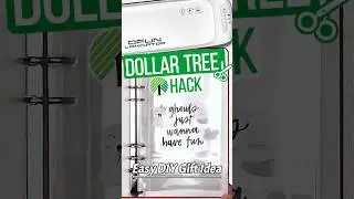 Dollar Tree Hack | DIY Aesthetic Gift with Qfun Laminator 💡