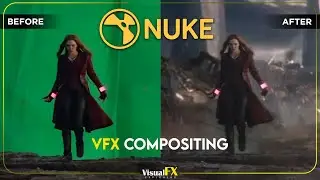 Avenger Endgame Nuke Keying Speed Compositing Tutorial | Scarlet Witch VFX Shot