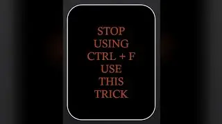 STOP USING CTRL + F USE THIS TRICK | DGET FORMULA | CTRL + F |