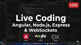 Building Full Stack App Live 🔴 | Angular + Node.js | Day -1