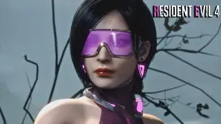 Resident Evil 4 Remake - Ada Wong And Her Cannons As White Lightning!!.
