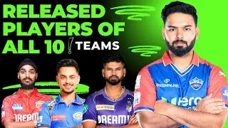 Released players of all 10 teams in IPL 2025 | MI | KKR | CSK | RCB