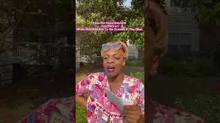 The Hood daycare teacher in the summer heat! 😂
