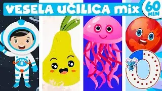 Veselo Učenje Mix  📚 60 Minuta Edukativne Animirane Zabave za Djecu Vrtićke Dobi