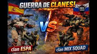 War robots. Clan ESPA vs mix squad. Intense battle.