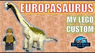 TUTORIAL ON HOW TO CUSTOM LEGO EUROPASAURUS европазавр ยูโรปาซอรัส 欧洲龙 ONE THE SMALLEST SAUROPODS