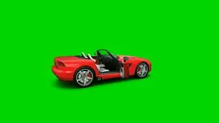 Red car greenscreen animation #greenscreen #chromakey #Monzo