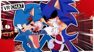 Movie Sonic Encounters Sonic.EXE At The Hazbin Hotel In VR CHAT!!