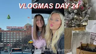 VLOGMAS DAY 24 | last minute christmas shopping with sami + christmas in atlanta!!❤️