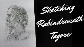 Drawing Rabindranath Tagore || Sketchbook Corner
