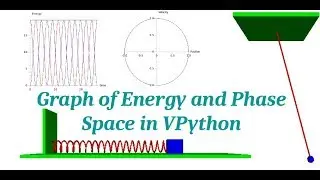 How to make a graph of potential and kinetic energy: VPython Tutorial 4 (Visual Python)