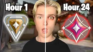 Surviving 24 HOURS of RANKED Valorant!
