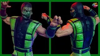Sculpting REPTILE | MORTAL KOMBAT | MK Klassic | Polymer Clay| Timelapse