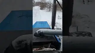 МТЗ1221.2 На расчистке снега