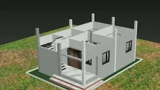 26 x 37f 2BHK 2D AND 3D VILLAGE HOUSE PLAN AND DESIGN