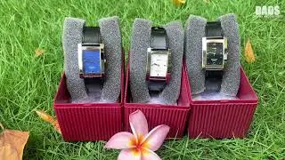 HMT Galaxy GS1G07 Quartz, White, Black and Blue the budget Cartier Tank Must | HMT Galaxy Quartz