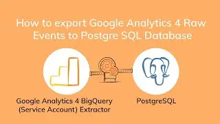 How to Export Google Analytics Raw Events to PostgreSQL