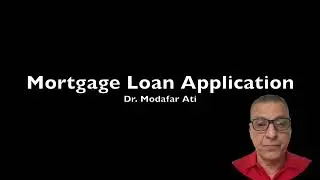 Mortgage Loan Application